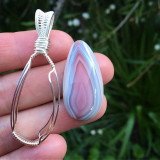 Hand cut cabochon